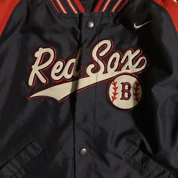 Detroit Red Sox blue and red snap button jacket. - Picture 2 of 8